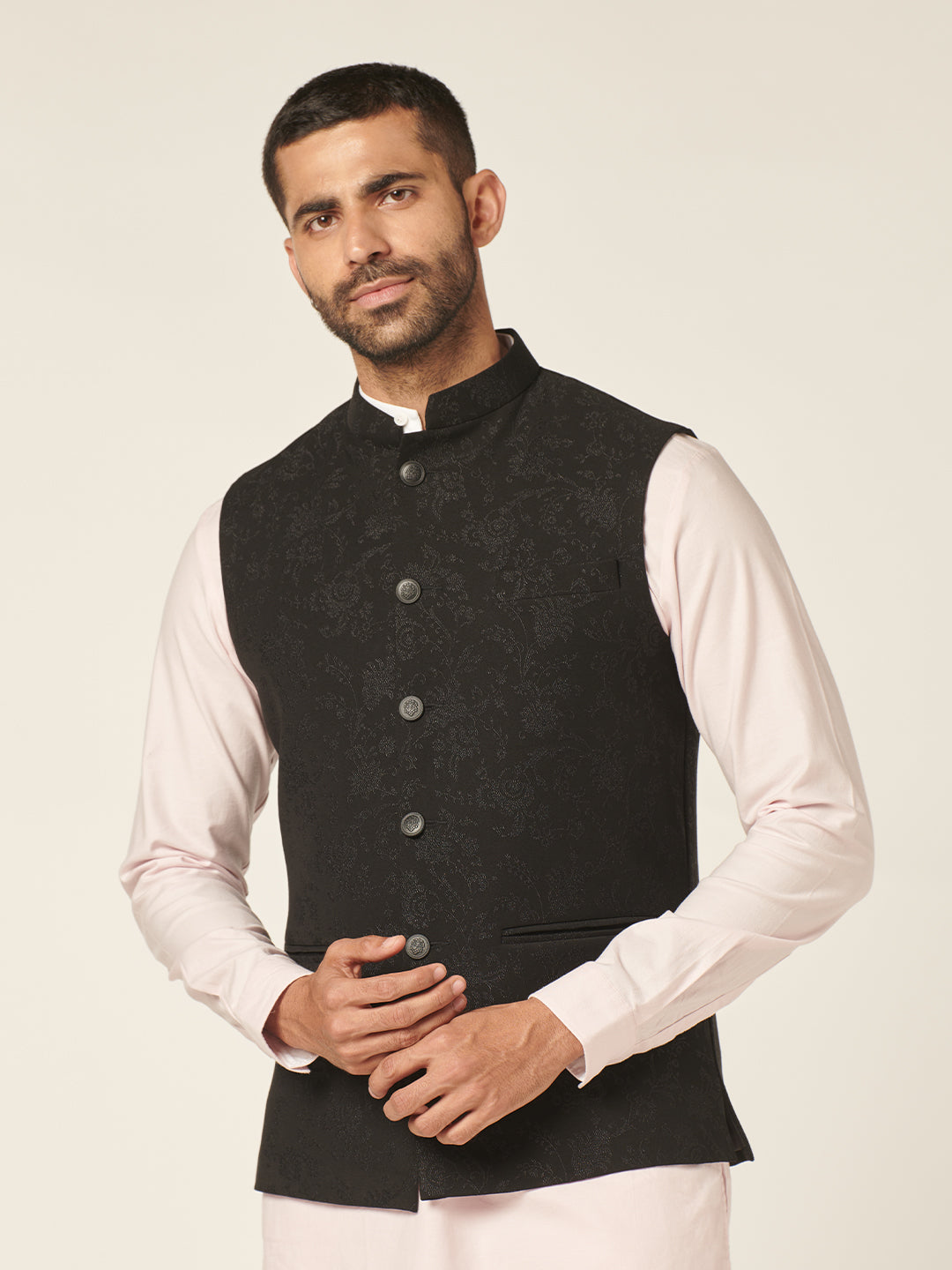 BLACKBEAR NEHRU JACKET – MR BUTTON