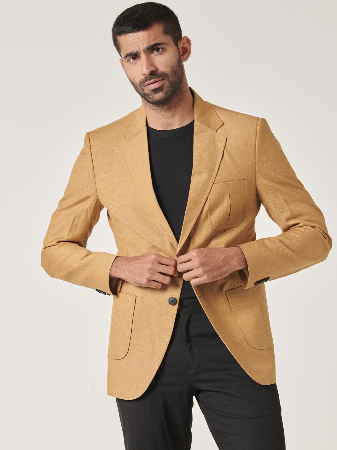 Tan deals colour blazer