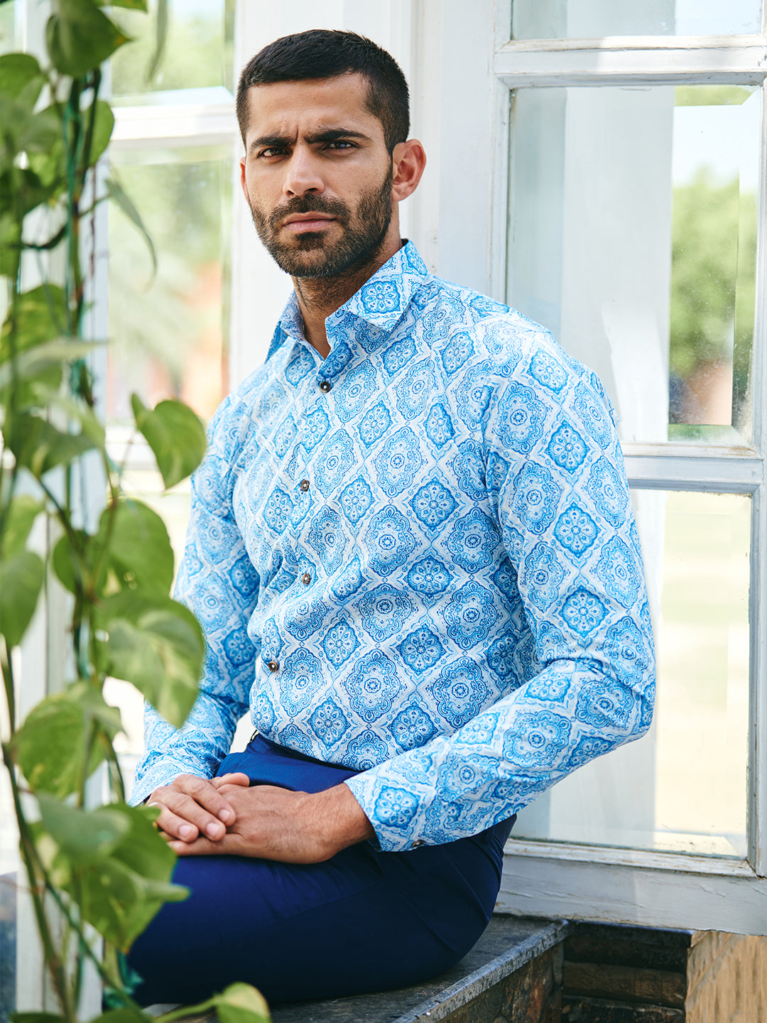 SEROTONIN BLUE SHIRT