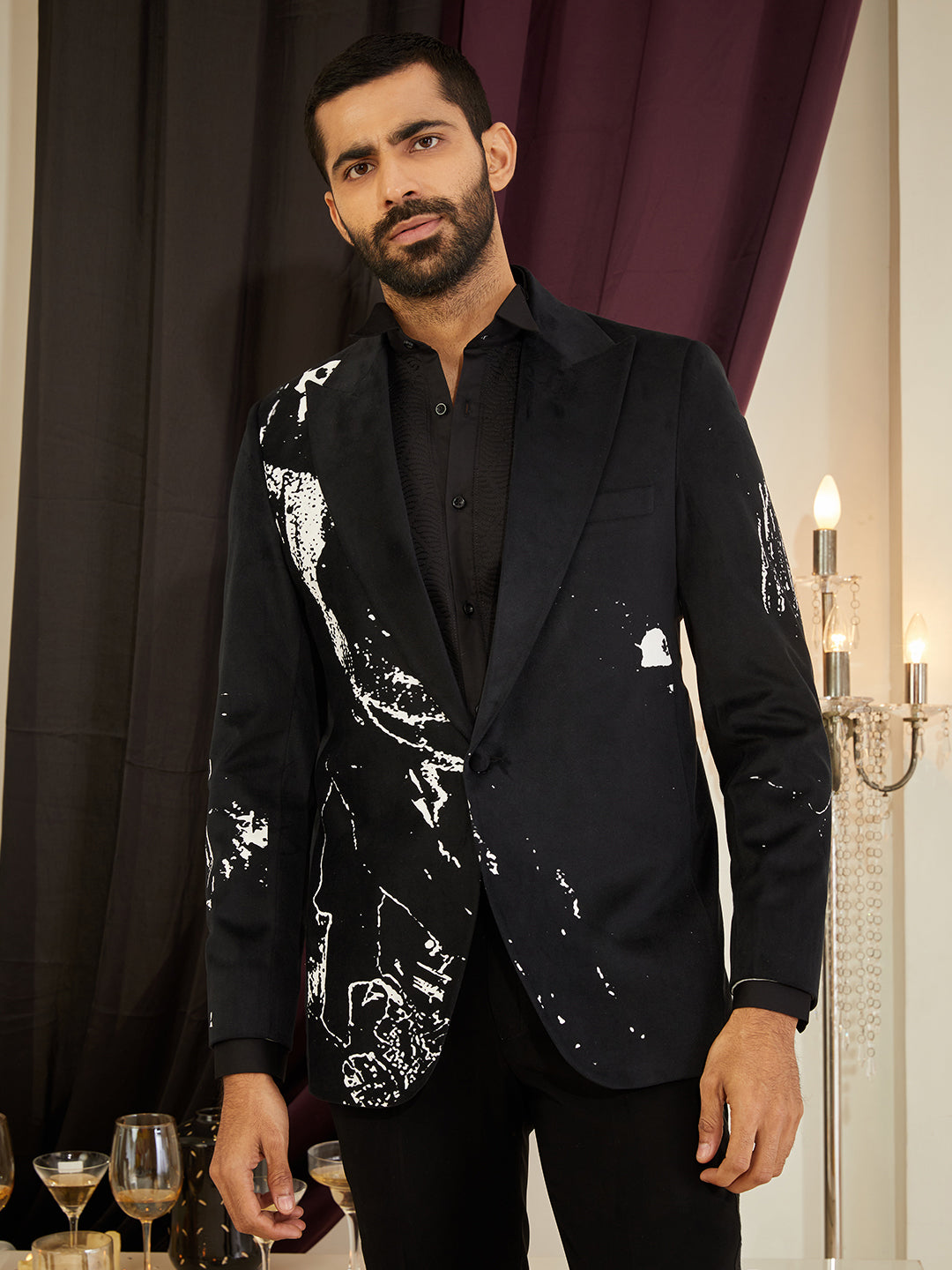 Abstract Illusion Blazer - Main Image