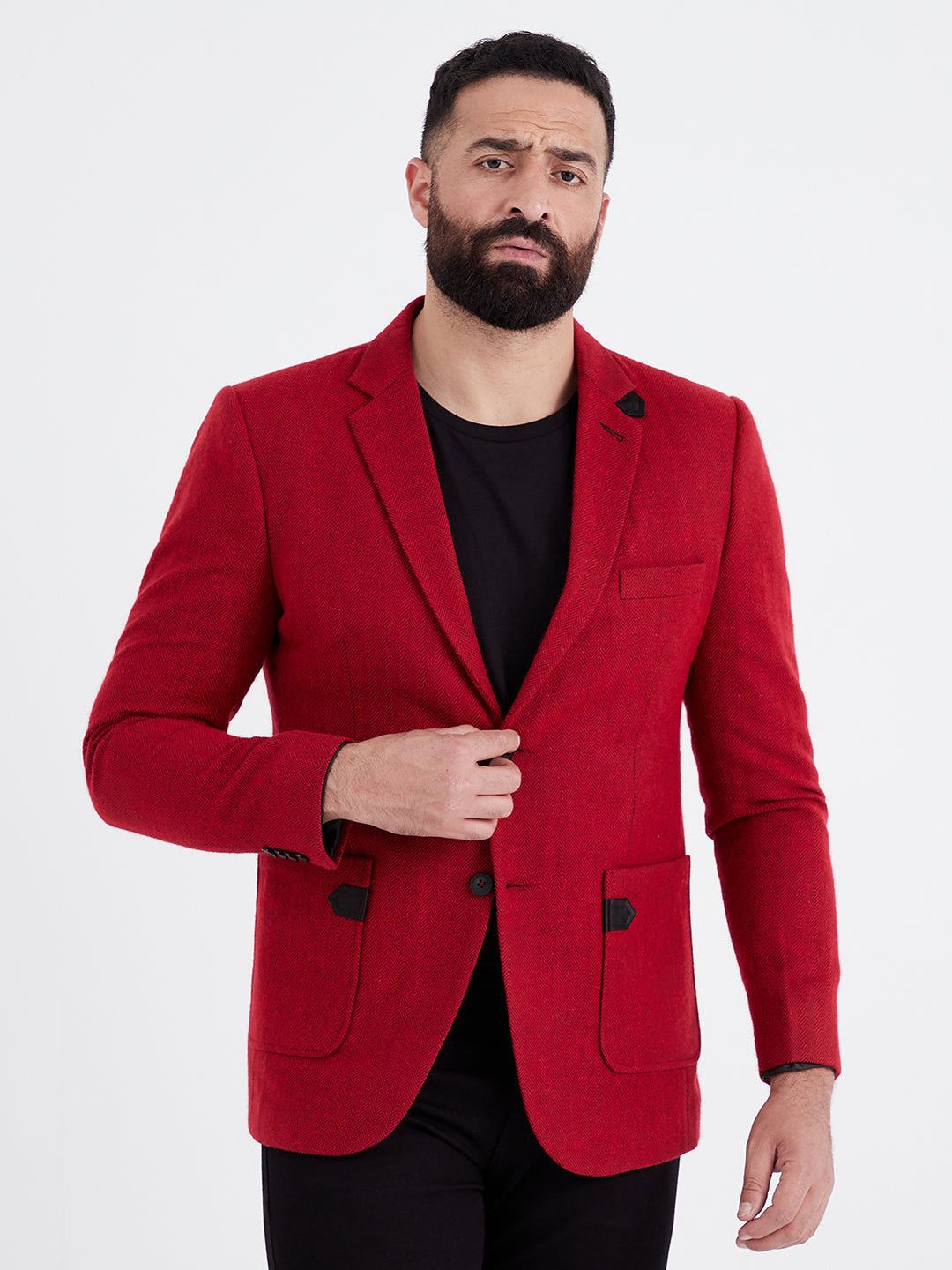 Flame Scarlet Blazer – MR BUTTON