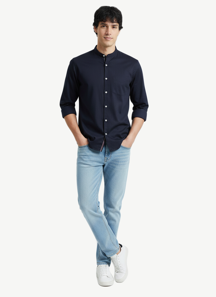 Debonair Blue Shirt