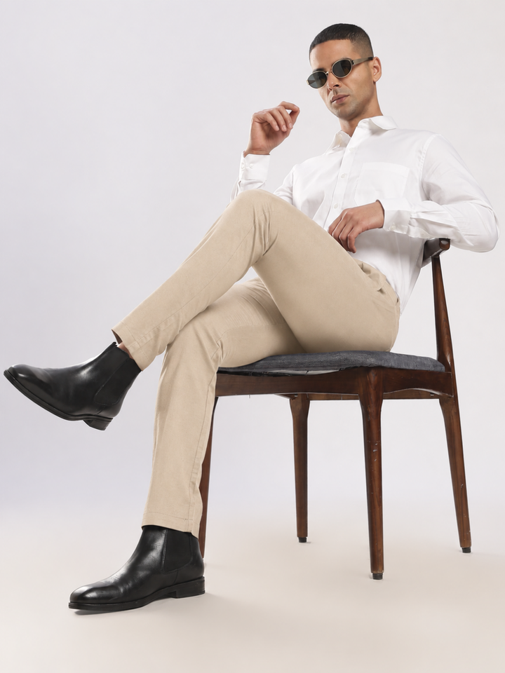 Khaki Linen Trouser