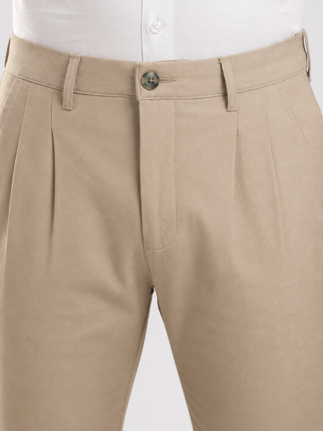Khaki Linen Trouser