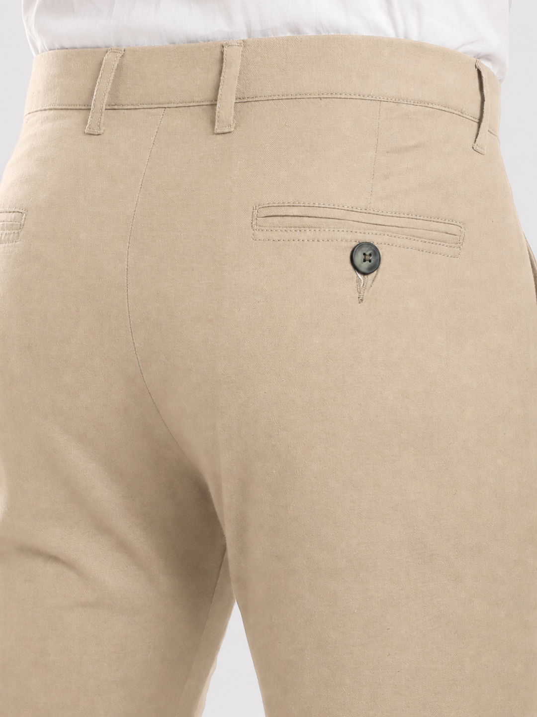 Khaki Linen Trouser