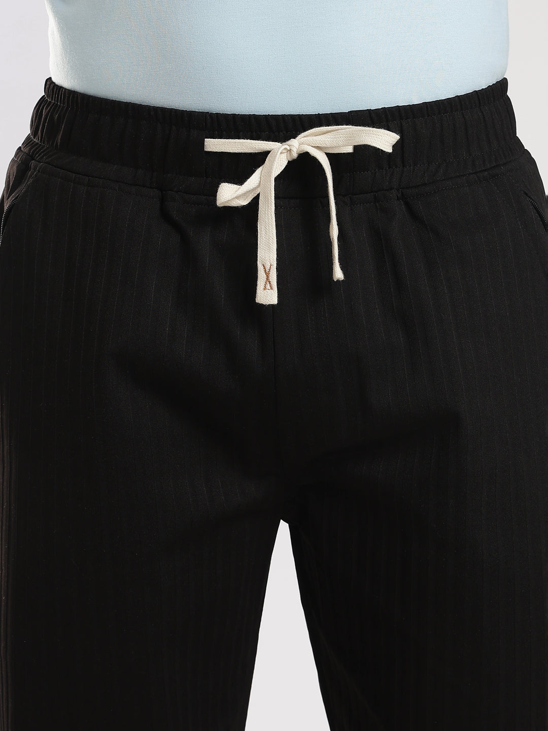 Black Relaxed Fit Travel Pant