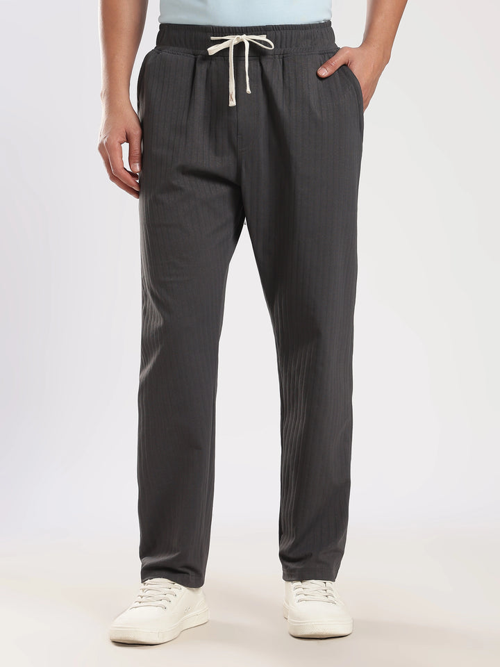 Dark Grey Relaxed Fit Travel Pant