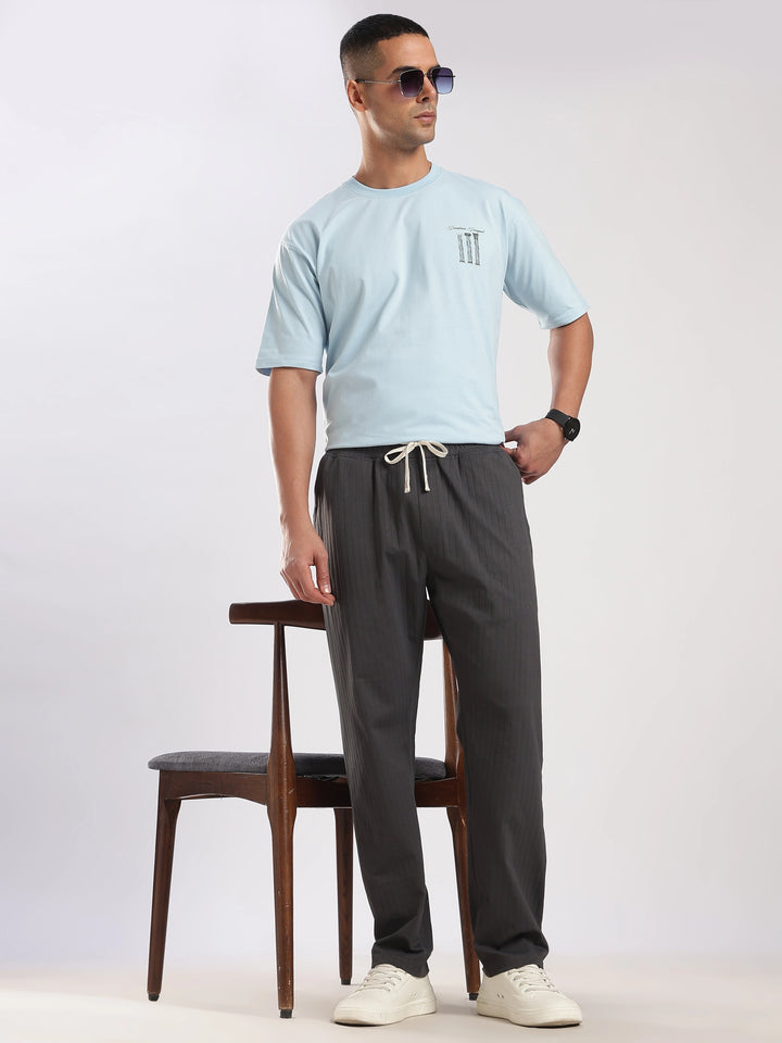 Dark Grey Relaxed Fit Travel Pant