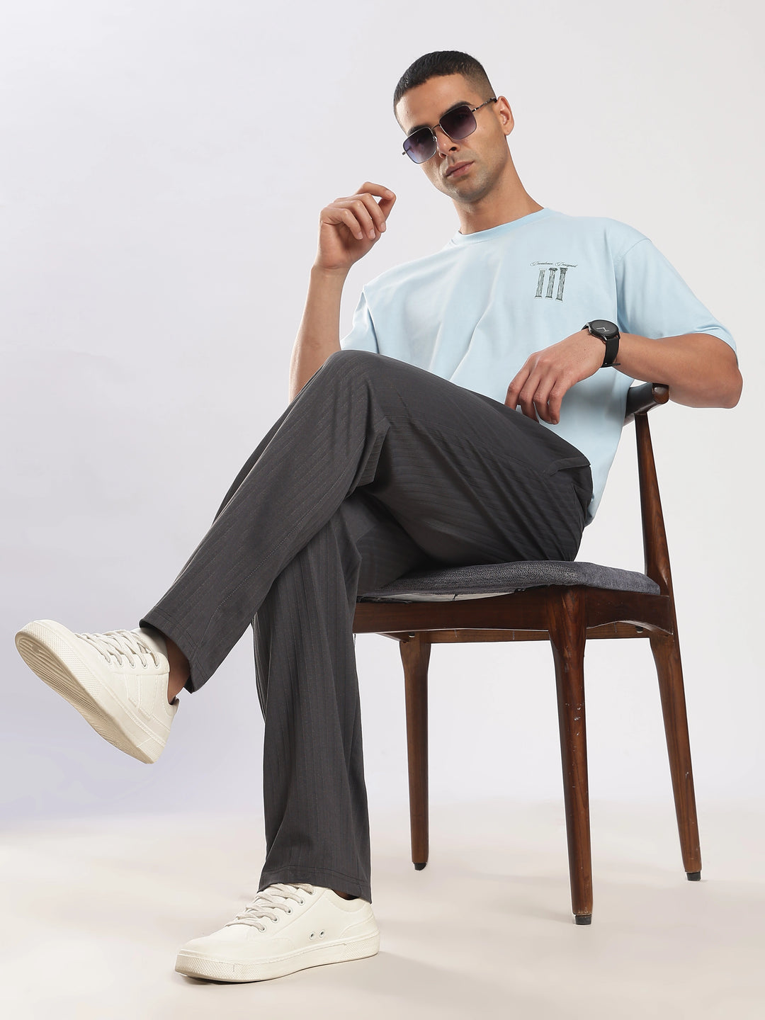 Dark Grey Relaxed Fit Travel Pant