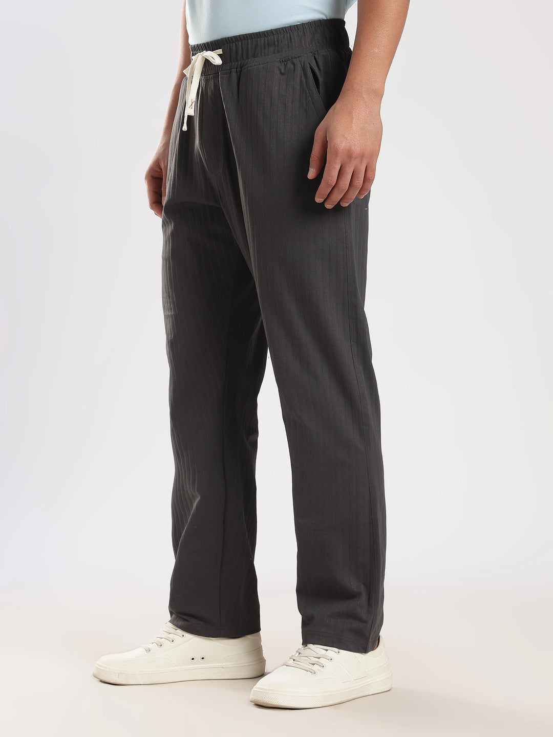 Dark Grey Relaxed Fit Travel Pant