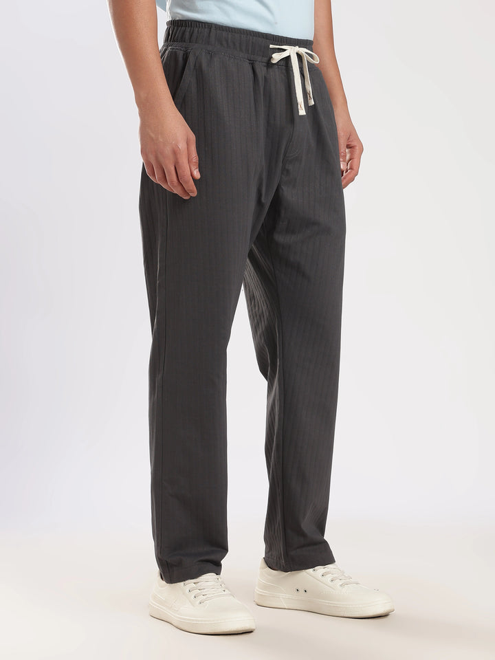 Dark Grey Relaxed Fit Travel Pant