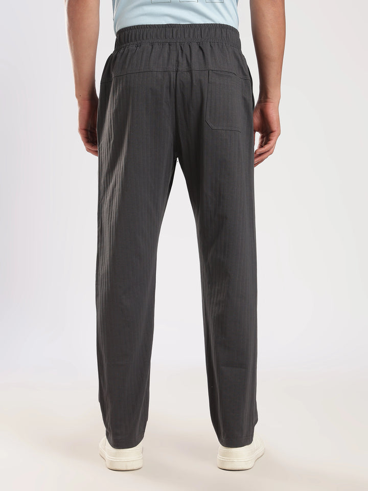 Dark Grey Relaxed Fit Travel Pant