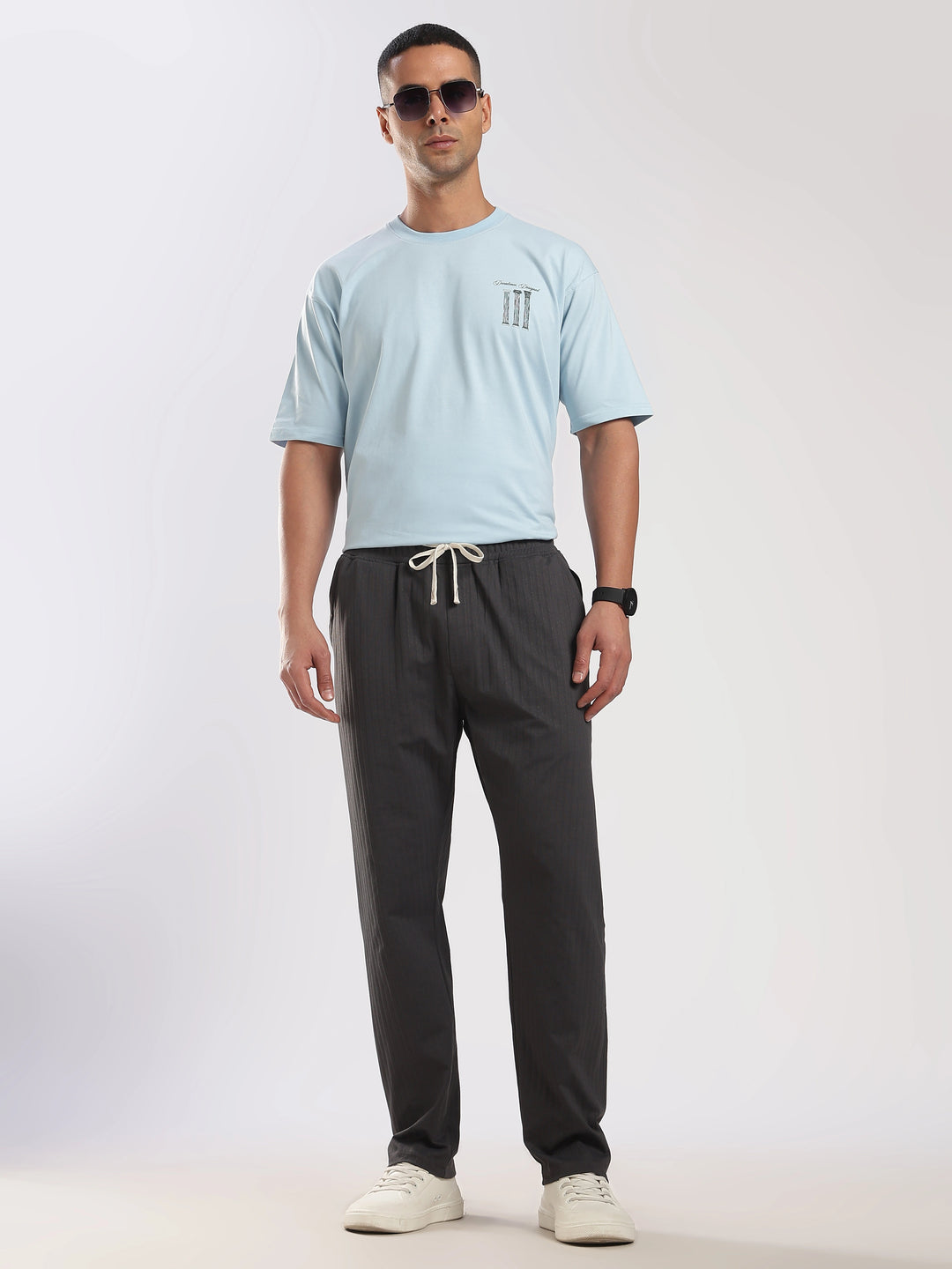 Dark Grey Relaxed Fit Travel Pant