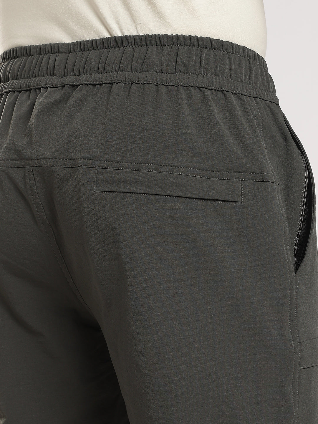 Olive Poly Relaxed Fit Travel Pant