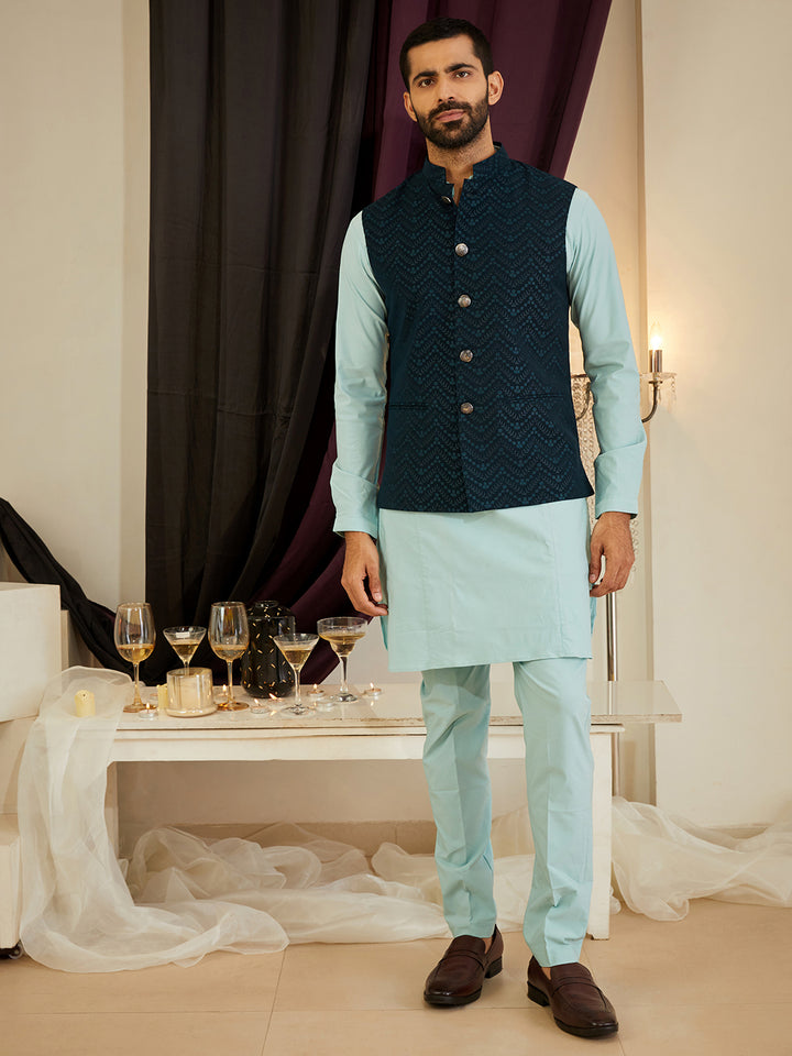 Deeper Green Nehru Jacket