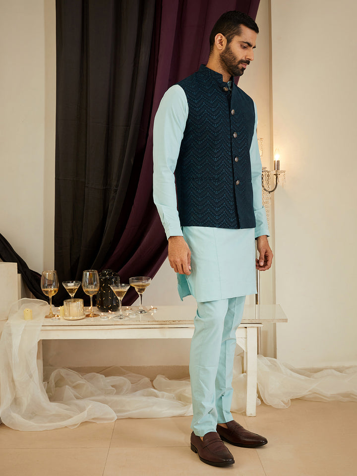 Deeper Green Nehru Jacket