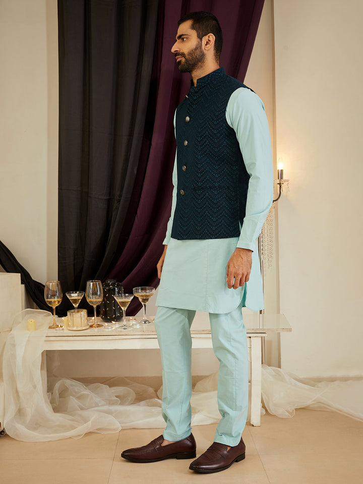 Deeper Green Nehru Jacket