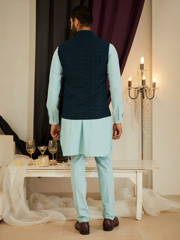 Deeper Green Nehru Jacket