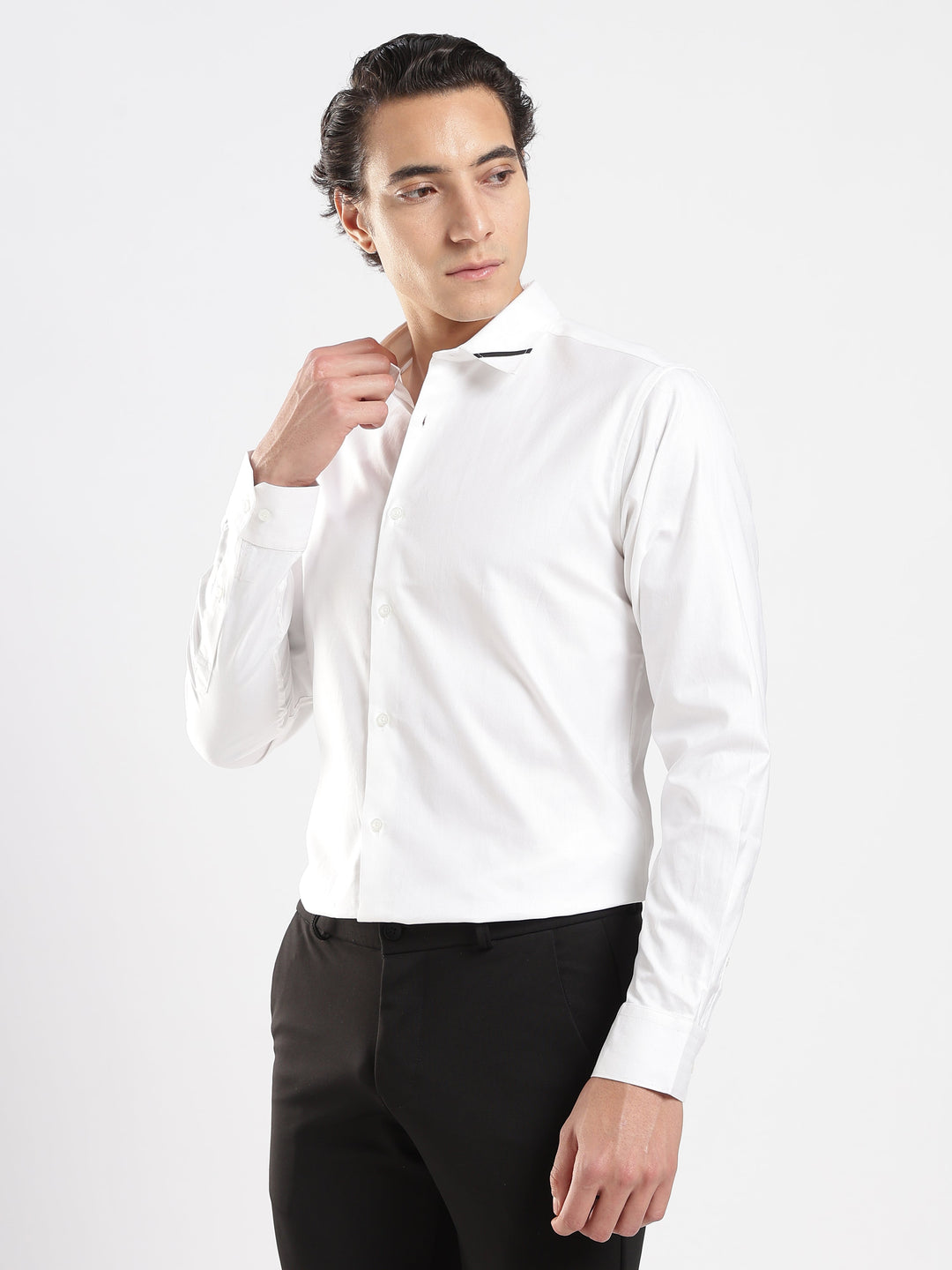 White Houdstooth Shirt