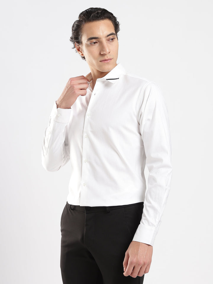 White Houdstooth Shirt
