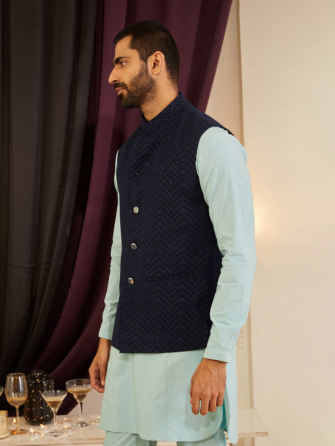 Scar Tissue Nehru Jacket