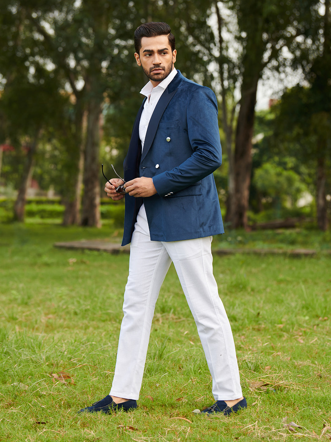 Men's Double Breasted Blazer Men's Blazers Mr Button – MR BUTTON