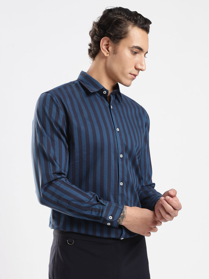 Navy Matrix Shirt