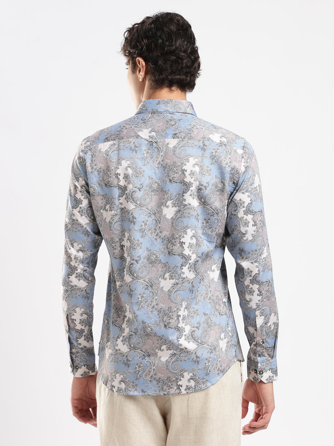 Paisley Blue Shirt