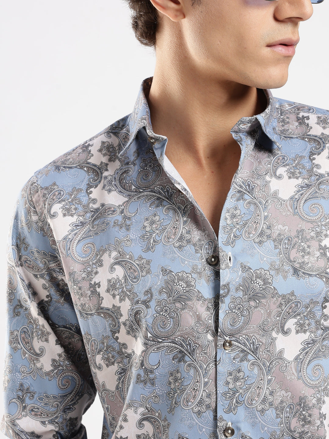 Paisley Blue Shirt