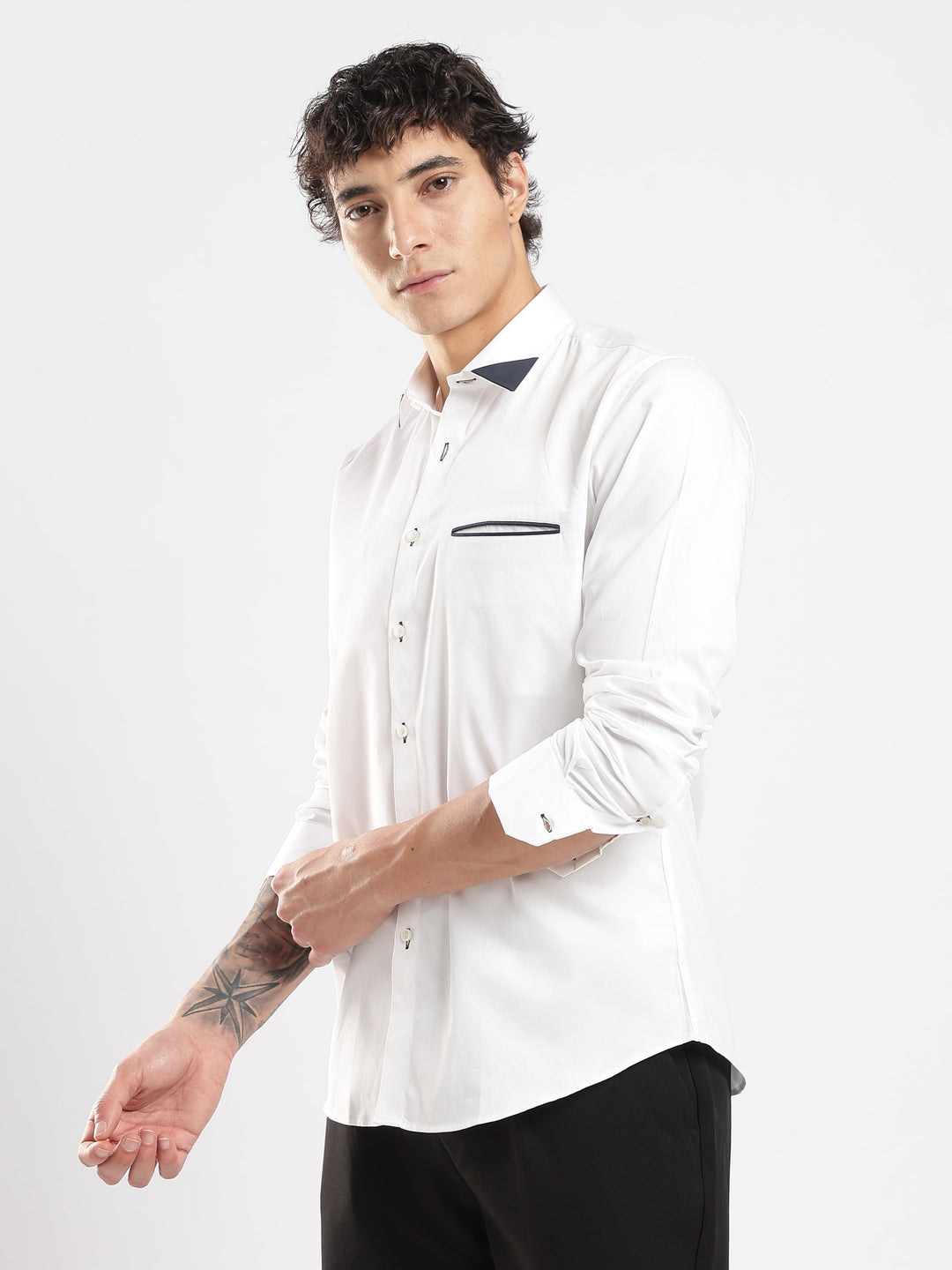Satin Dove Shirt