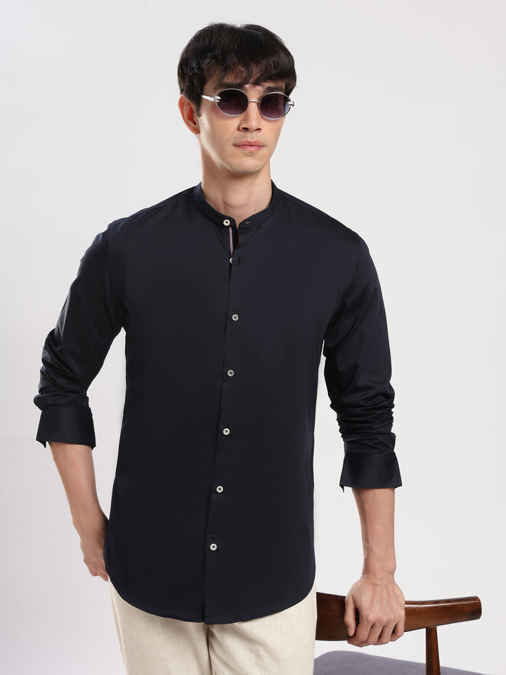 Debonair Blue Shirt