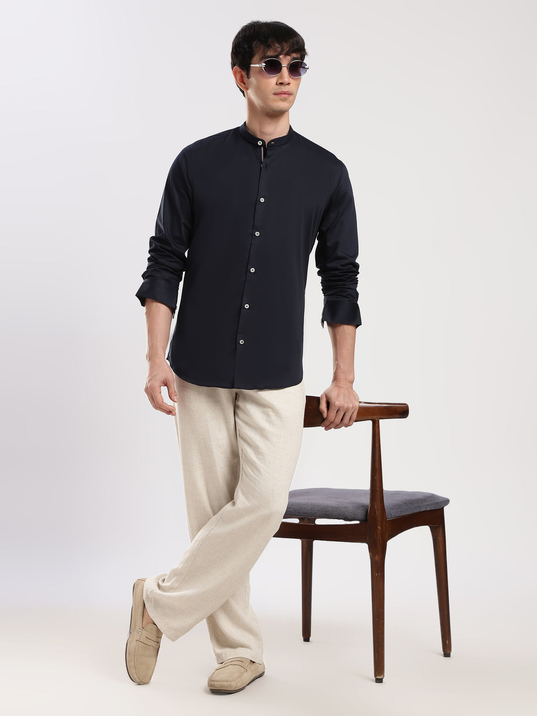 Debonair Blue Shirt