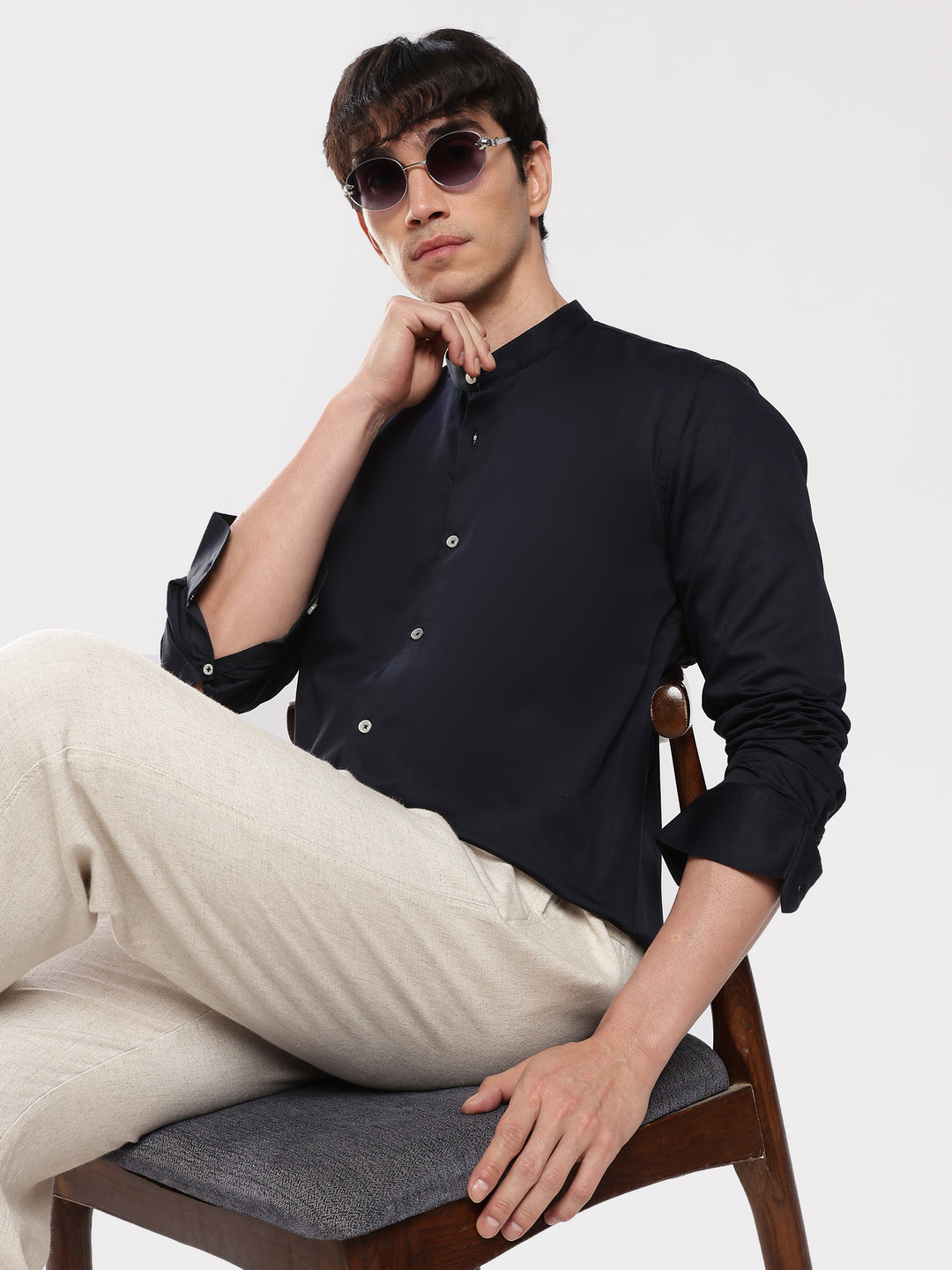 Debonair Blue Shirt