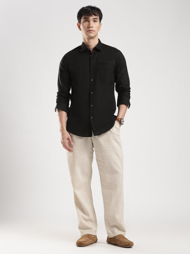 BLACK BLUFF CASUAL LINEN SHIRT