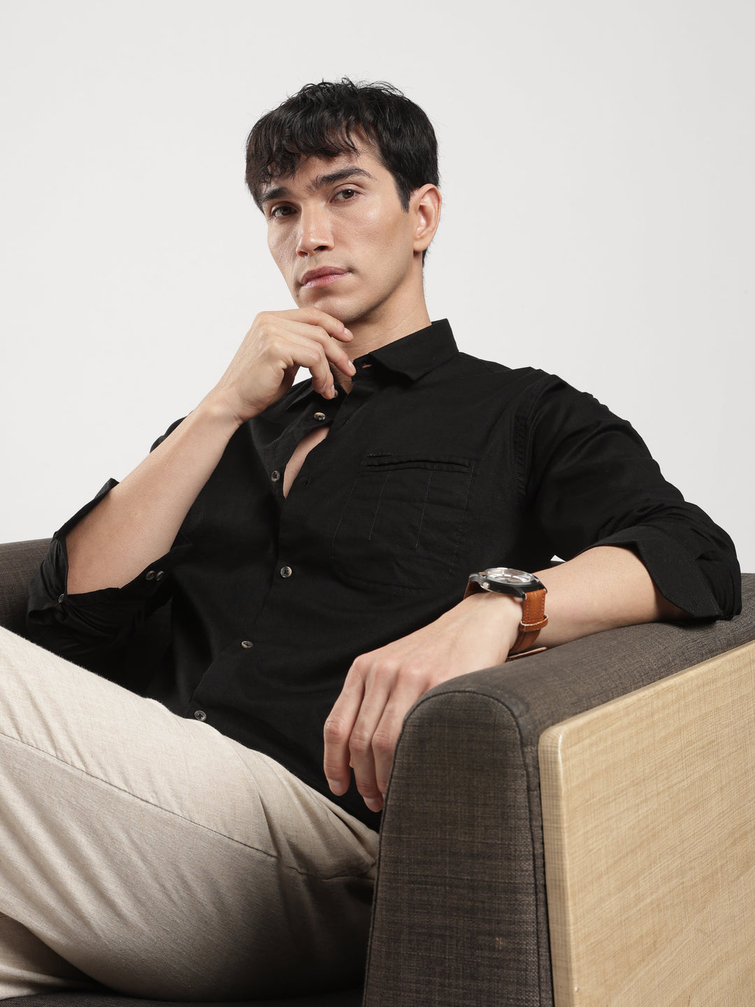 BLACK BLUFF CASUAL LINEN SHIRT