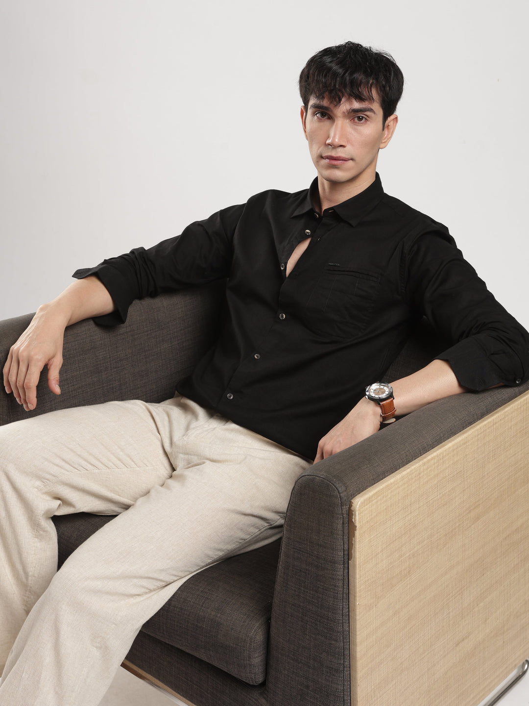 BLACK BLUFF CASUAL LINEN SHIRT