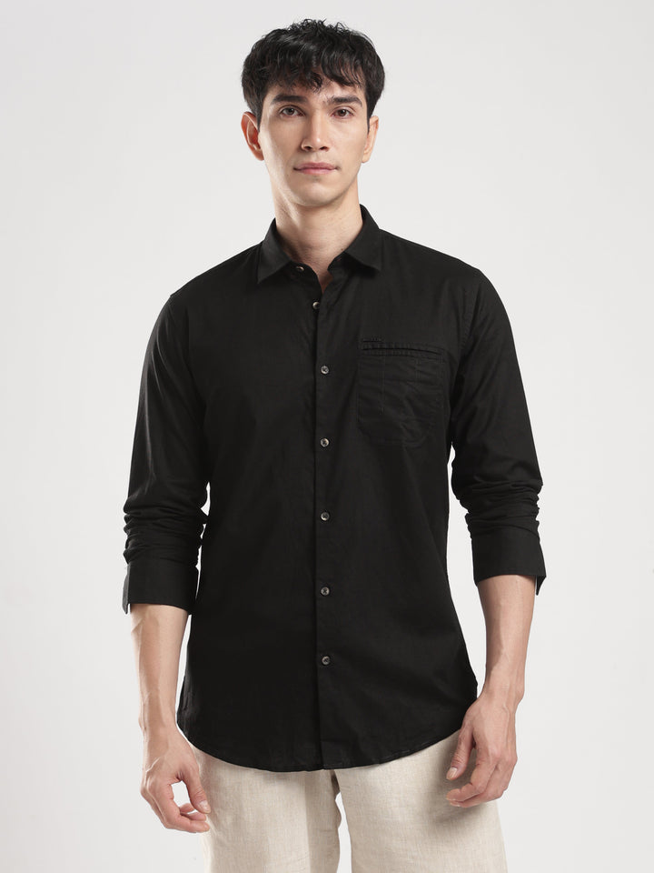 BLACK BLUFF CASUAL LINEN SHIRT