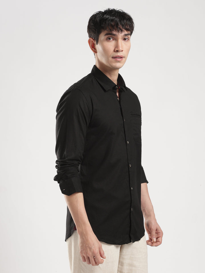 BLACK BLUFF CASUAL LINEN SHIRT