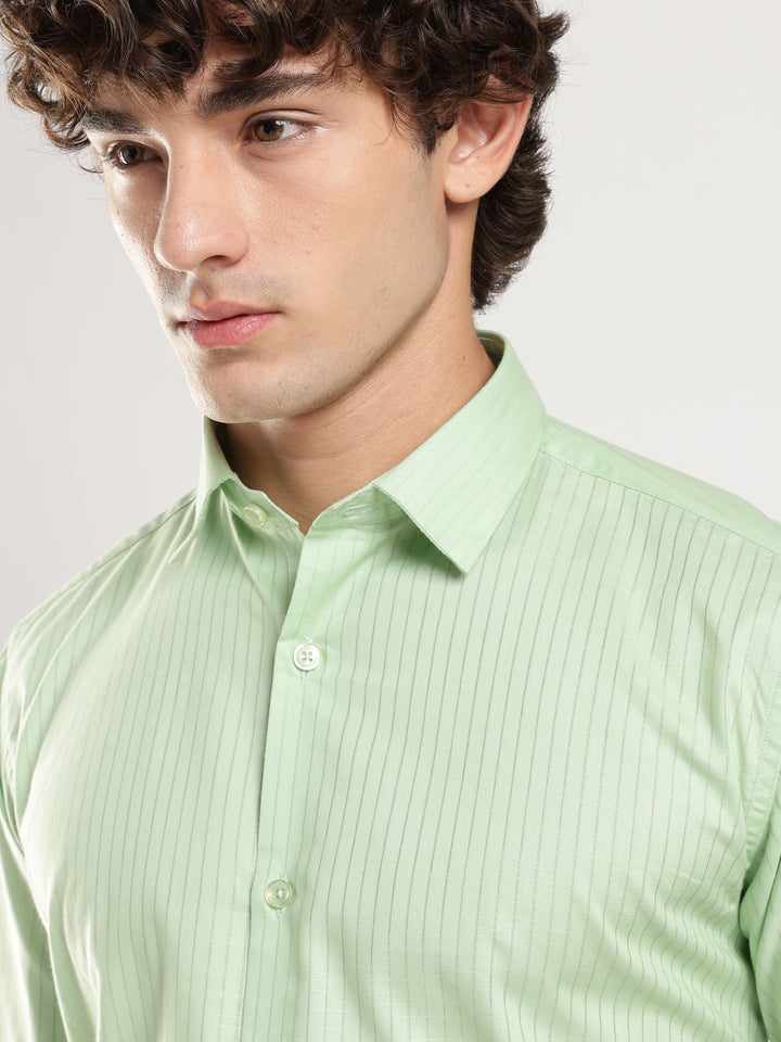 Pista Striped Slim Fit Casual Shirt