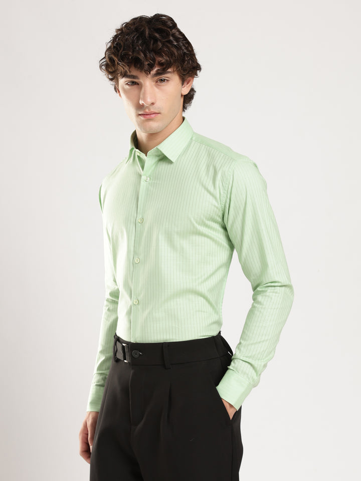 Pista Striped Slim Fit Casual Shirt