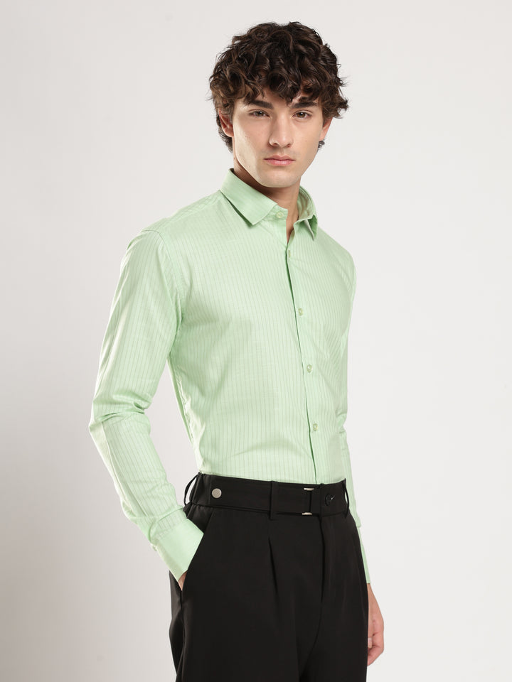 Pista Striped Slim Fit Casual Shirt