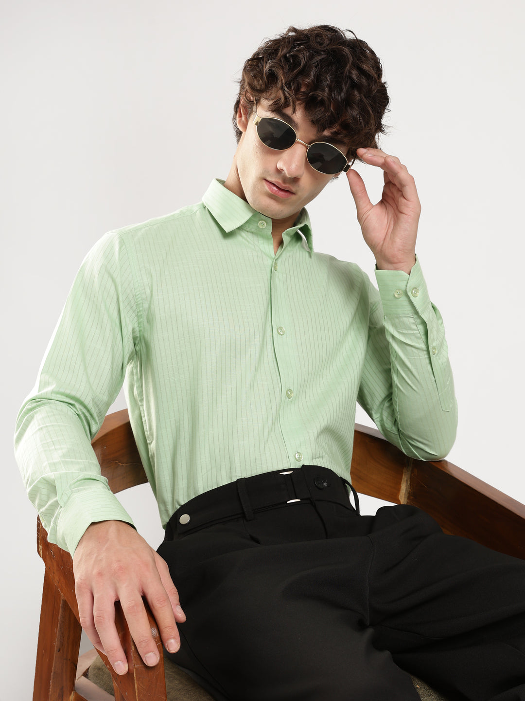 Pista Striped Slim Fit Casual Shirt