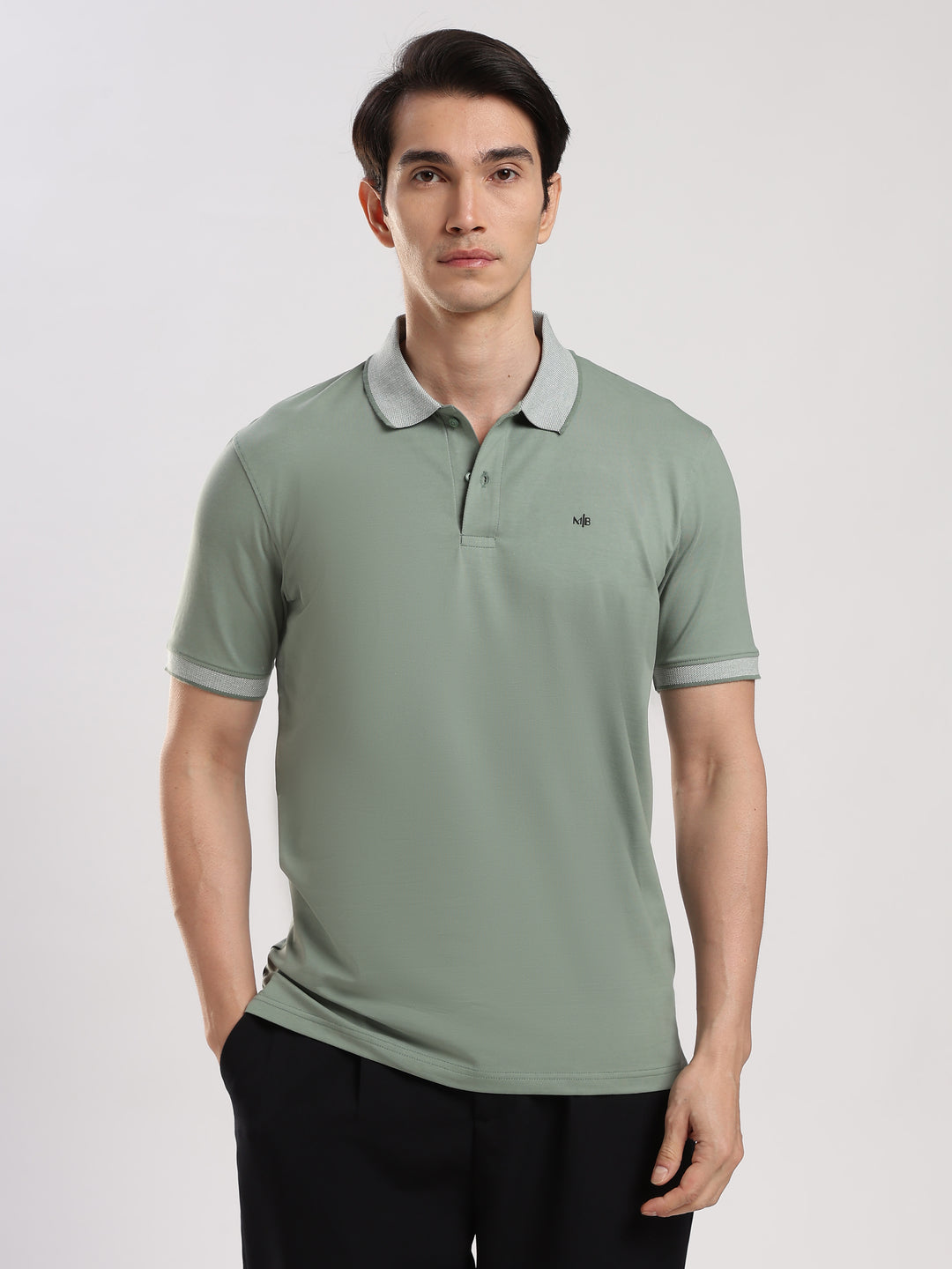 Green Half Sleeve Polo T-Shirt