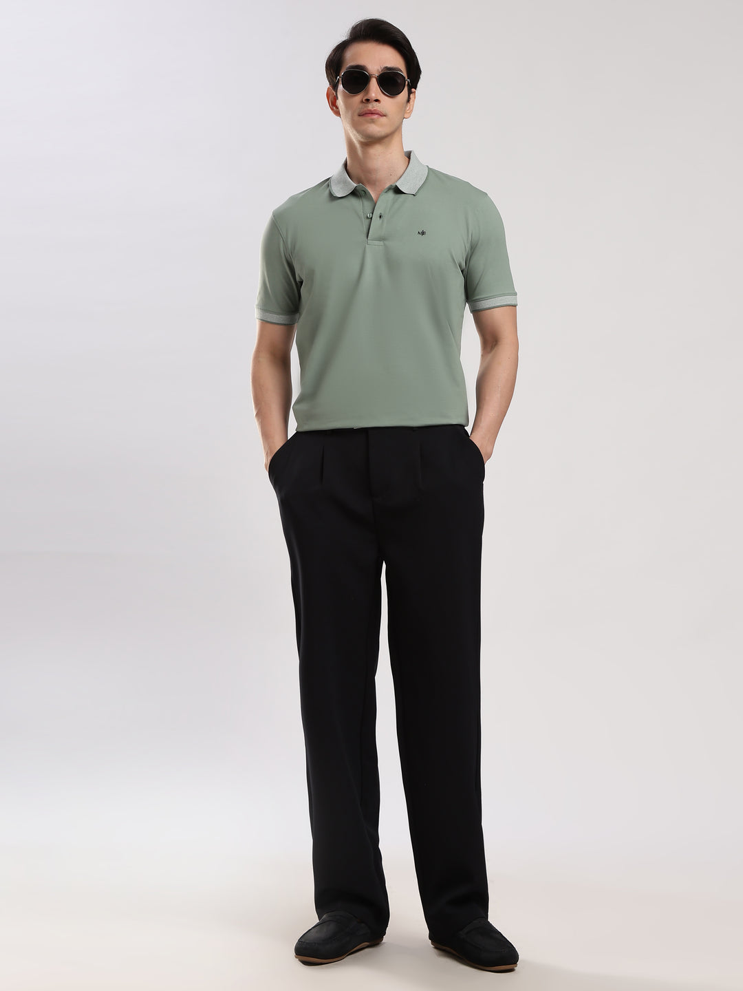 Green Half Sleeve Polo T-Shirt
