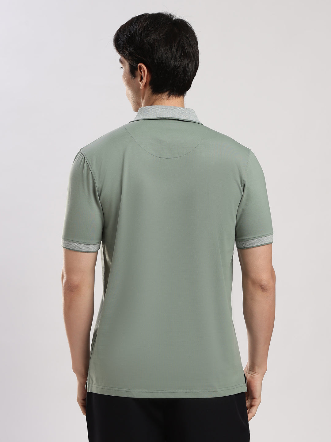 Green Half Sleeve Polo T-Shirt