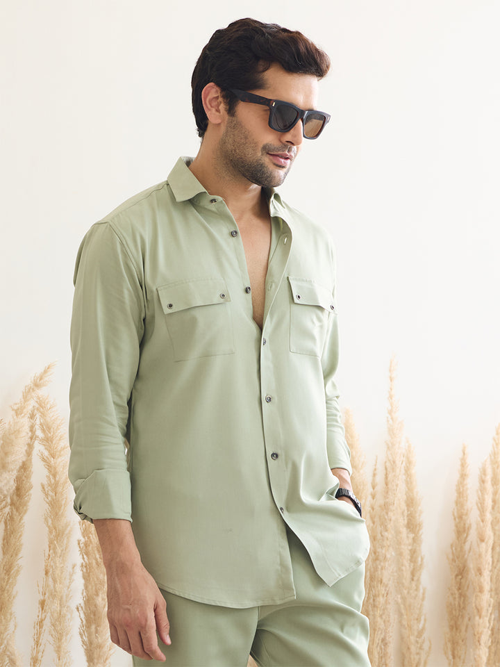 OASIS GREEN SHIRT