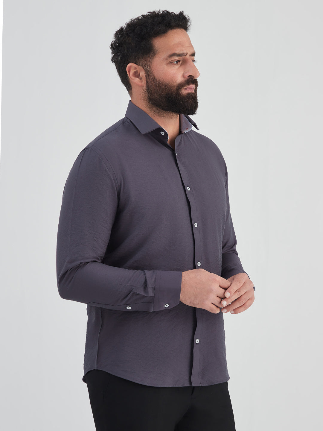 Graphite Button Components Graphite Shirt – MR BUTTON