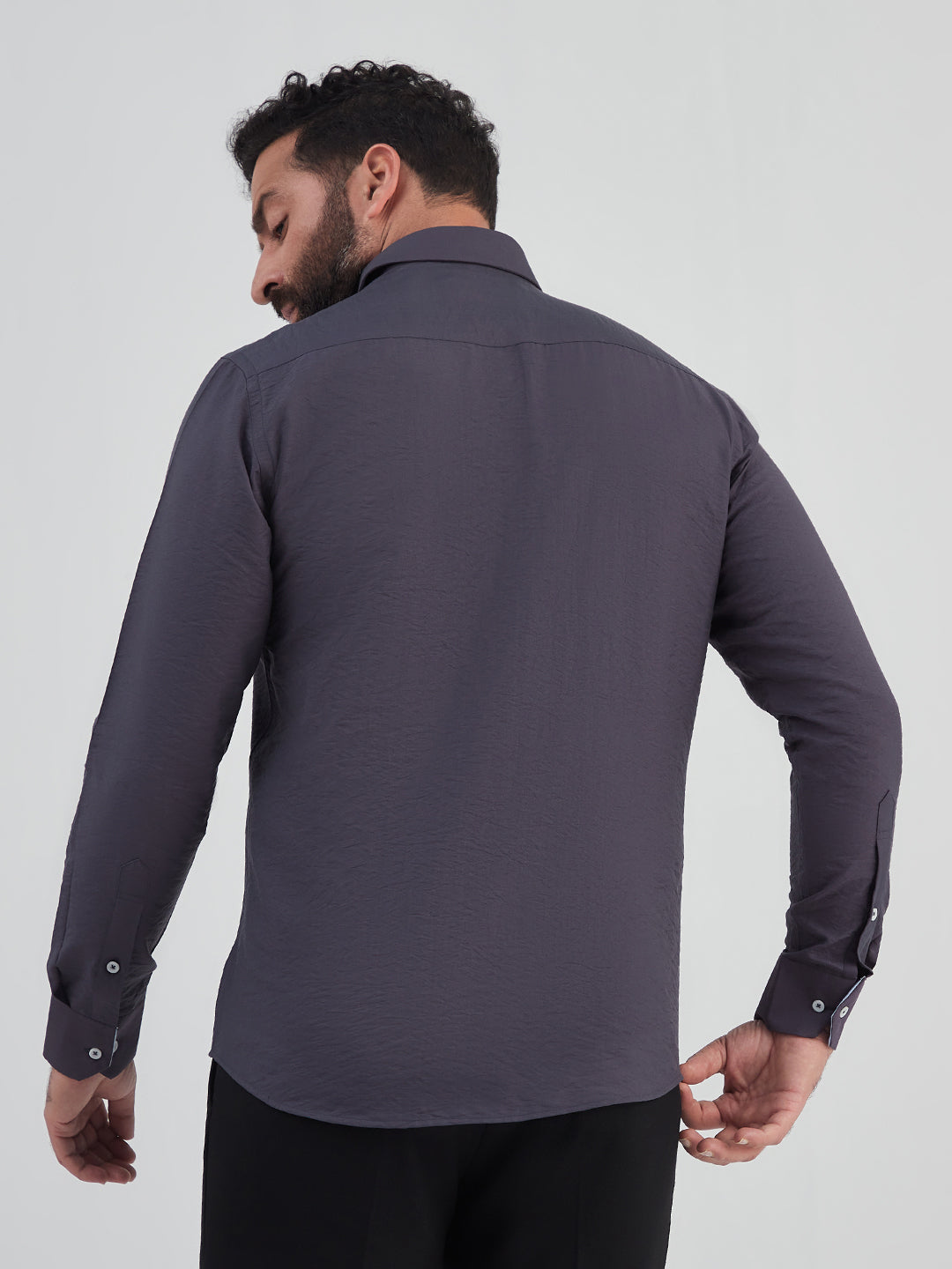 Graphite Button Components Graphite Shirt – MR BUTTON