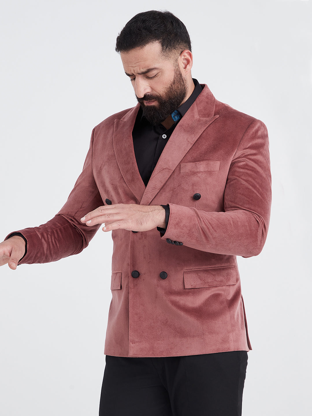 Shirt Light Pink Blazer Jacket Rare Rabbit Men's Bart Pink