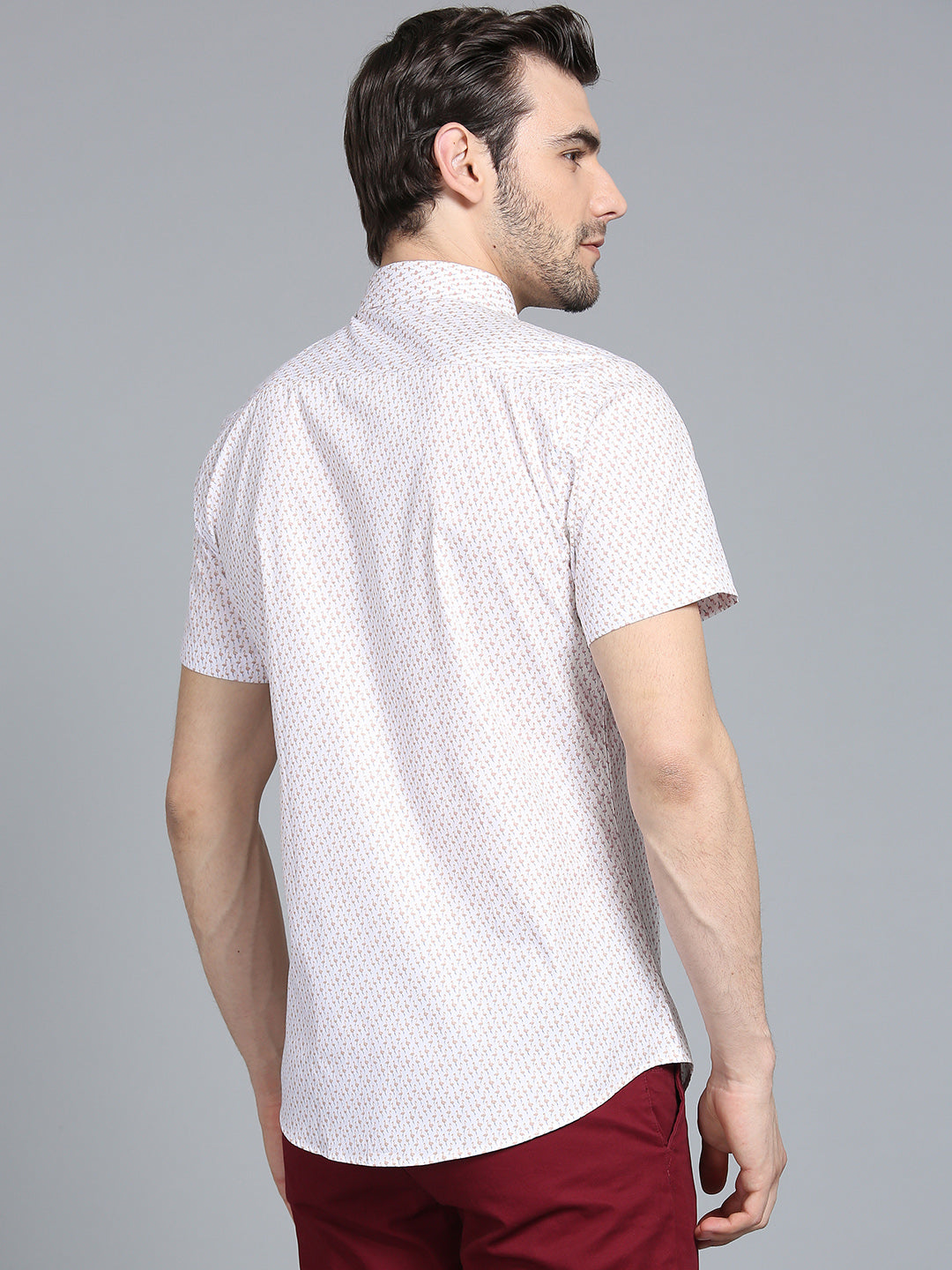 Flamingo Printed Short Sleeve Shirt Shirt